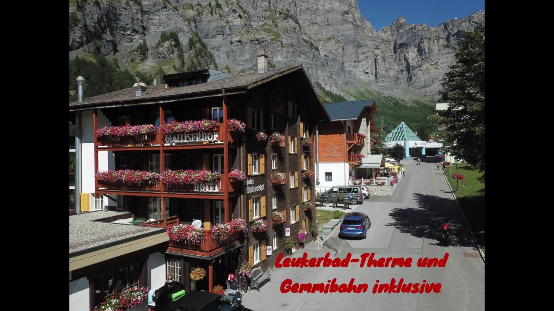 Hotel Walliserhof-Leukerbad-Therme 외부 사진